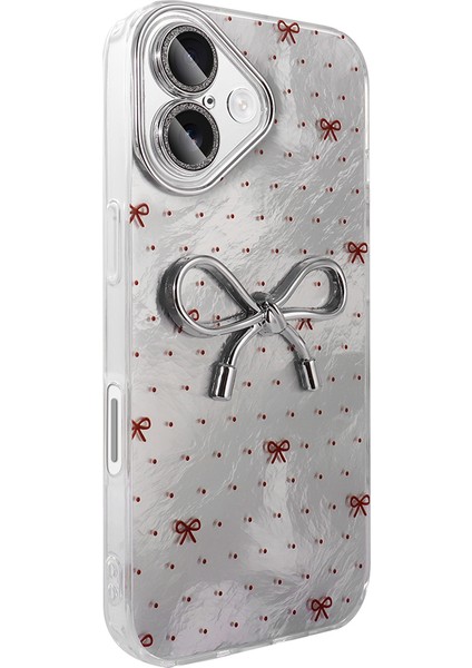 Apple iPhone 16 Kılıf Kamera Korumalı Figürlü Zore Ponti Silikon Kapak modelleri