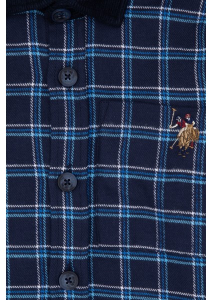 Erkek Çocuk Indigo Gömlek Desenli 50316674-VR028 modelleri