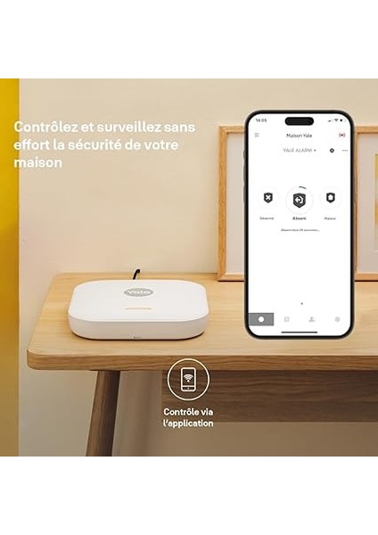 Akıllı Alarm Seti AL-ESTARTKIT3-1A-V1 - 6 Parça, Etkin/kısmen Etkin/devre Dışı Modu, 4 Farklı Alan Kontrolü, Eş Zamanlı Uyarı, Horizon, 1 Km Menzil, Home Uygulaması fiyatları