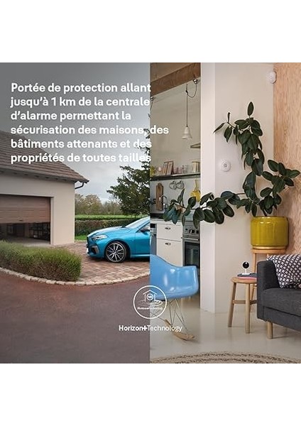 Akıllı Alarm Seti AL-ESTARTKIT3-1A-V1 - 6 Parça, Etkin/kısmen Etkin/devre Dışı Modu, 4 Farklı Alan Kontrolü, Eş Zamanlı Uyarı, Horizon, 1 Km Menzil, Home Uygulaması indirimleri