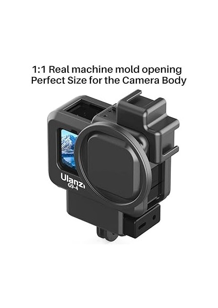 G9-4 Gopro Hero 9 Vlog Case Plastik Çerçeve modelleri