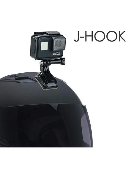 Kamera Kask Tutucu Aksesuar Kiti, Aksiyon Kamerası Aksesuarı, Gopro 8/7/6/5/4 ile Uyumlu modelleri
