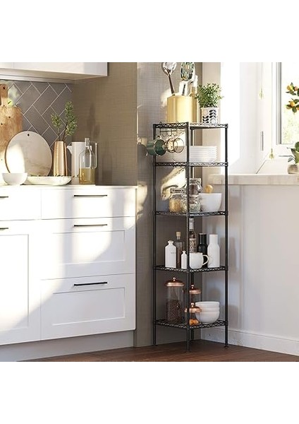 Banyo Rafı, Ayaklı Raf, Metal, Sağlam, 100 Kg'a Kadar Taşıma Kapasitesi LGR23BK fiyatları