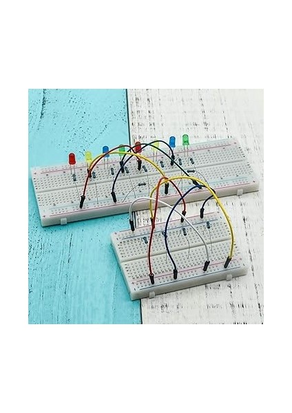 4 Adet Breadboard Kiti, Lehimsiz Breadboard Kiti, 830 Noktalı Mini Breadboard, 830 Tie-Points Geçmeli Platin, Lehimsiz Breadboard 830 Points Prototip Kalkanı, Elektronik Testi, Kendin Yap indirimleri