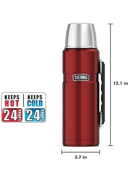 SK2010 Stainless King Large 1.2 Lt Büyük Kırmızı Termos indirimleri