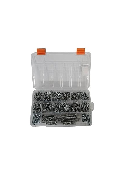 All Essential Fasteners Netzerkoz 555 Parça Vida 12 Çeşit Sunta Vidası Seti - Organizerlı Vida Seti fiyatları