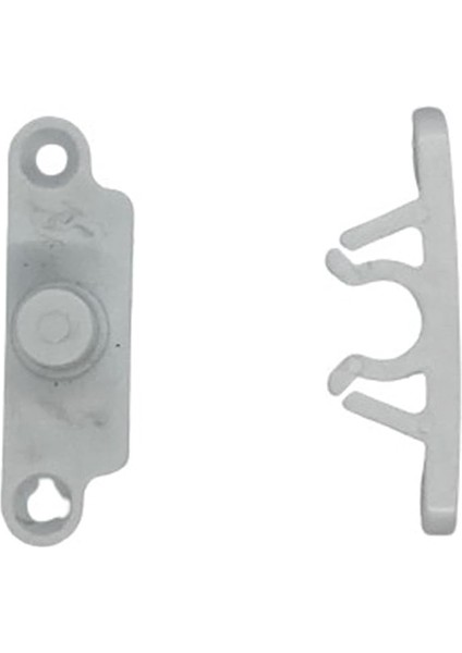 Pimapen Pvc Pencere Kapı Sineklik Kapama Çıt Çıt Plastik Pratik Tutucu Aparat 2 Adet