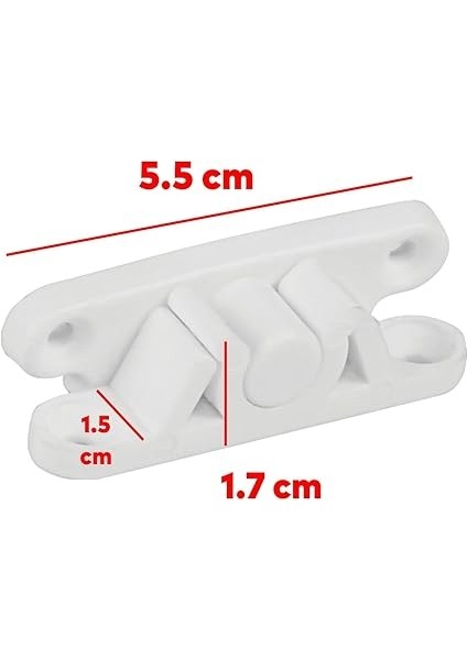 Pimapen Pvc Pencere Kapı Sineklik Kapama Çıt Çıt Plastik Pratik Tutucu Aparat 2 Adet modelleri