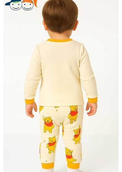 Ekru Bal Ayısı 1-3 Yaş Alt Üst Takım modelleri