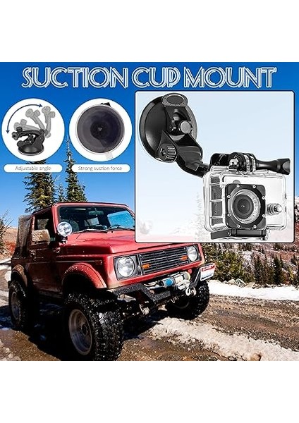 9'u 1 Arada Aksiyon Kamerası Aksesuar Seti, Göğüs Kemeri Tutucu Dış Mekan Spor Kıyafeti Gopro Hero 10/9/8/7/6/5/4 INSTA360 Djı Sjcam Apeman Akaso ve Diğer Spor Türleri Kamera ile Uyumlu fırsatları