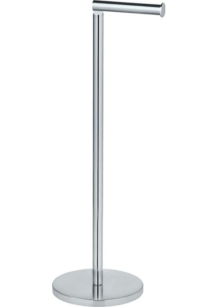 2'si 1 Arada Serbest Duran Tuvalet Rulosu Tutucu Paslanmaz Çelik Parlak