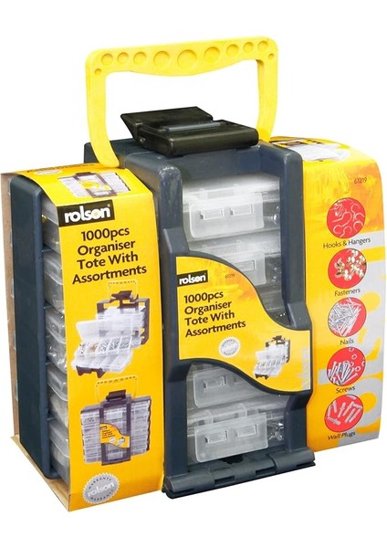 61219 1000 Pc Assortment Tote