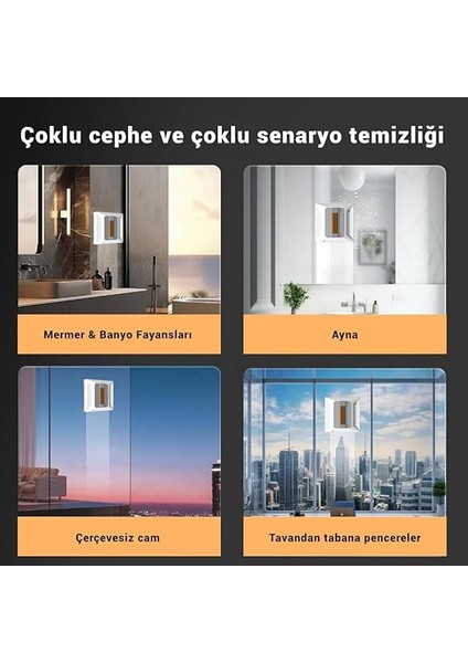 Akıllı Robot Cam Temizleme Robotu Akıllı Uzaktan Kumandalı Kare (Model F18-02) indirimleri