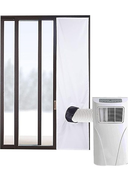 Ac Ünitesi Pencere Kiti, Taşınabilir Ac Pencere Seti, Taşınabilir Ac Pencere Havalandırma Seti, Taşınabilir Klima ve Kurutma Makinesi Için 2m/evrensel Pencere Contası, Ac Un Için Ükemmel