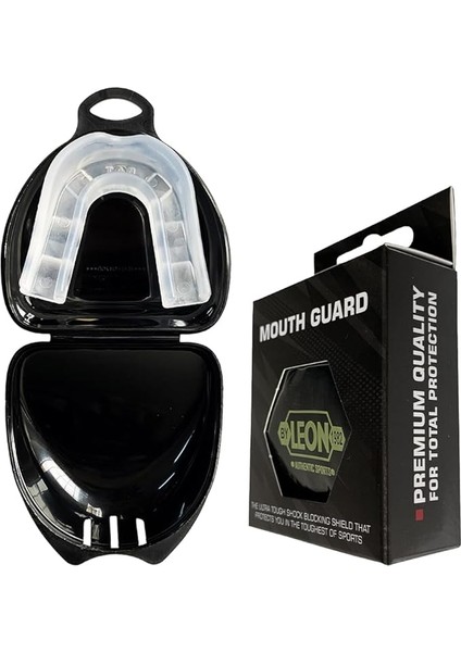 Leon 1982 Classic Dişlik Medikal Boks Dişliği Siyah Kutulu