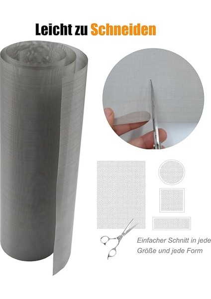 Tel Izgara, Ince Ilmekli, 30 cm x 120 cm (80 File), Sineklik, Metal Izgara, Paslanmaz Çelik 304, Tel Örgü, Tel Örgü, Böcek Koruma Izgarası, Filtre Süzgeci, Yaprak Filtre Ağı, Filtreleme Bezi indirimleri