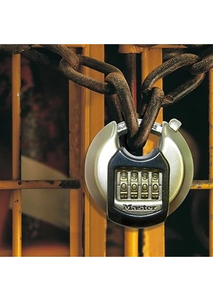 Lock Sağlam Disk Kilidi [kombinasyon] [paslanmaz Çelik] [dış Mekan] M40EURDNUM - Saklama Üniteleri, Barakalar, Garajlar, Römorklar ve Daha Fazlası Için Ideal, 9,3 cm x 7 cm x 2,3 cm fırsatları