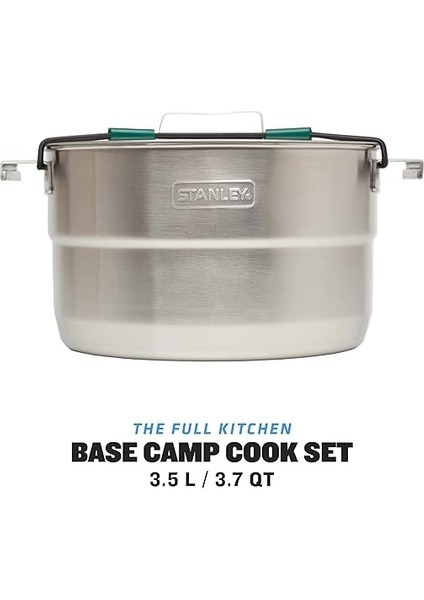 Adventure Paslanmaz Çelik Kamp Pişirme Seti, 21 Parça Gümüş fiyatları