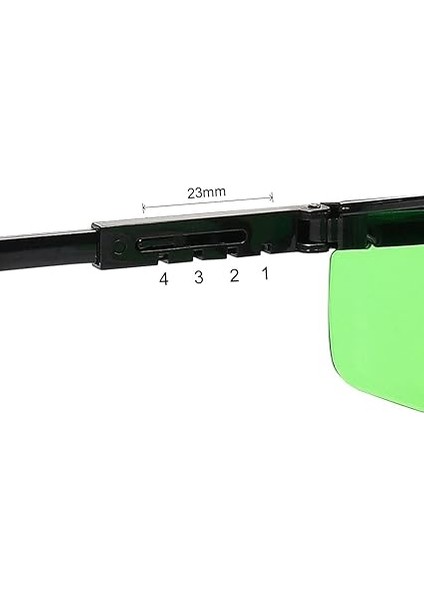 KBL1G Yeşil Çizgi Lazer Izleme ve Epilasyon Gözlüğü, Yeşil/siyah indirimleri