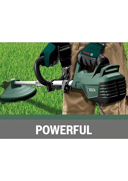 Afs 23-37 Elektrikli Tırpan, Ayarlanabilir Kayış, Kesme Genişliği 23 mm (Bıçak Ile), 37 cm (Tırpan Ile), 3.5 mm Tırpan Eni, 1000 W, Yeşil fırsatları