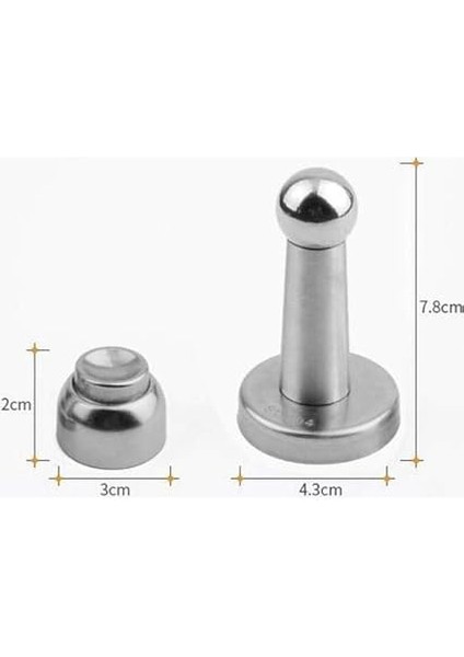 Mıknatıslı Kapı Tamponu 8cm Kapı Stoperi (5 Adet) fırsatları