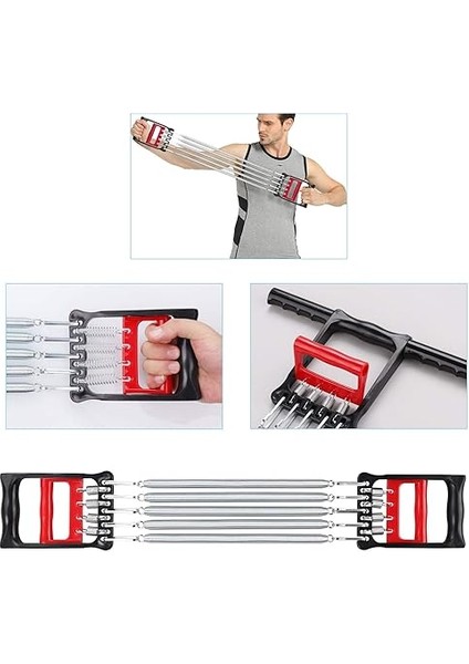 3'ü 1 Arada Çok Fonksiyonlu Göğüs Genişletici, Erkekler ve Kadınlar Için, Tutucu, El Egzersizi, Kol Egzersizi, Elastik Ayak Pedalı, Oturma Pedalı, Pedal, Çekme Ipi ve Erkekler Için Profesyonel Göğüs indirimleri