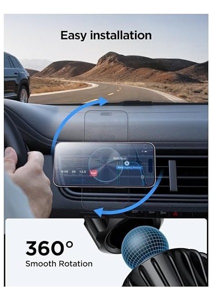 JR-ZS240 Pro Manyetik Kablosuz Araç Şarj Cihazı fırsatları