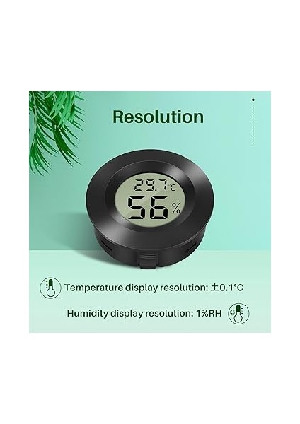 6x Mini LCD Dijital Termometre Sıcaklık Nem Test Cihazı Higrometre Buzdolabı Akvaryumu Için -50 °c ~ 70°c (6 Adet B) fiyatları