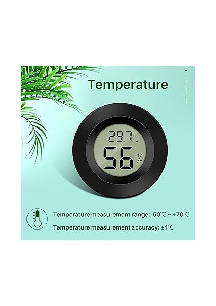 6x Mini LCD Dijital Termometre Sıcaklık Nem Test Cihazı Higrometre Buzdolabı Akvaryumu Için -50 °c ~ 70°c (6 Adet B) modelleri