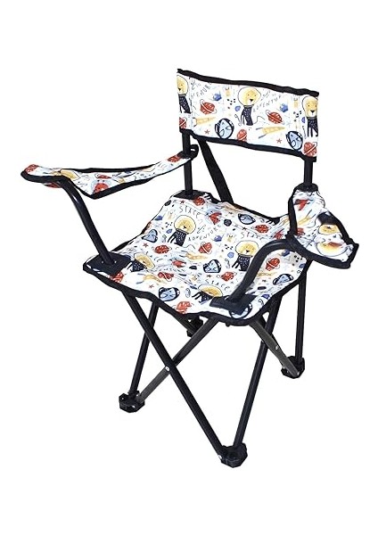 Sandalyesi Çocuk Uzay Desenli Beyaz Kılıfsız fiyatları