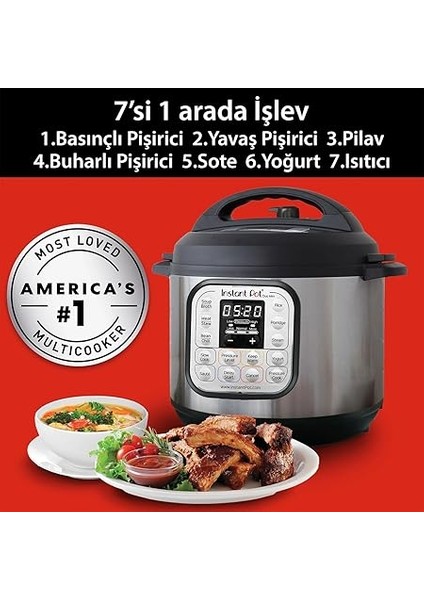 Pot Akıllı Pişirici, 3 Litre Kapasite, Elektrikli Düdüklü, Yavaş Pişirme, Pilav Pişirme, Kızartma Modu, Yoğurt Hazırlayıcı, Buharlı Pişirme ve Yemek Isıtma Özelliği, Paslanmaz Çelik/siyah fiyatları