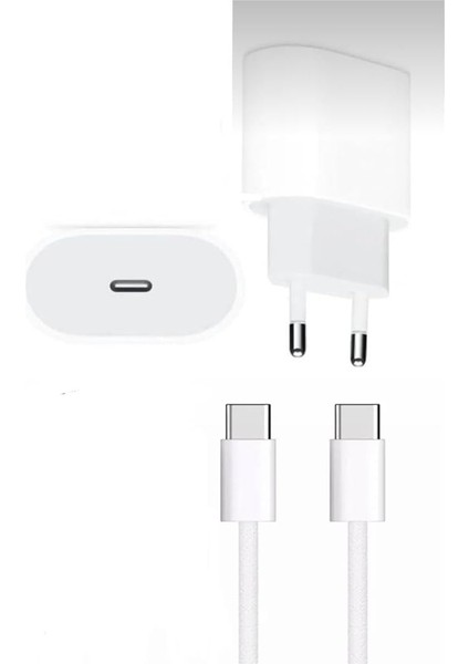 15 16 Pro Promax Samsung Şarj Aleti 35W Kablo Type C To Type C Şarj Data Kablo