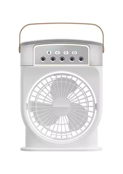 Fanı 3 Hızlı Rüzgarlı Taşınabilir Ac Sessiz Sis Fanı USB Şarj Edilebilir Küçük Taşınabilir Klima 600ML Hava Soğutucu Fanı, 7 Gece Lambalı 1/2/3 H Zamanlayıcı Stili 2, Hava Soğutucu Fanı modelleri