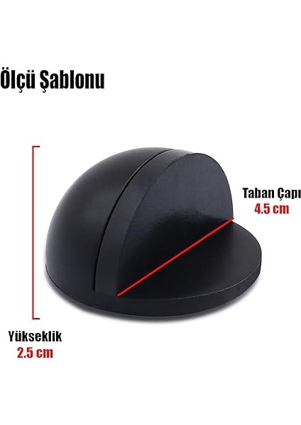 5 Adet Yarımay Kapı Stoperi Tamponu Kendinden Yapışkanlı Kapı Stopu Mat Siyah indirimleri