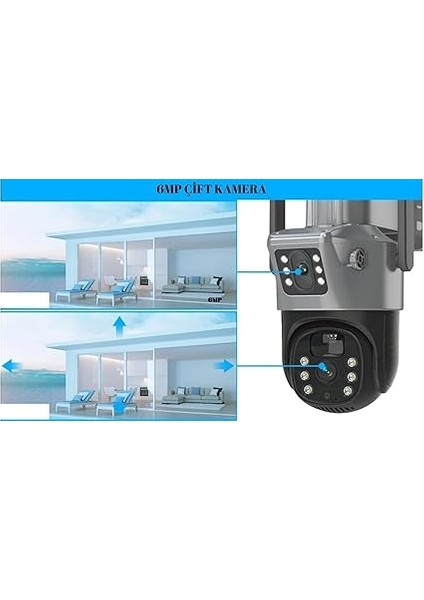 4g Güneş Enerjili Güvenlik Kamerası, Yüksek Çözünürlük, Geniş Kapsama (ETS4G-001) fırsatları