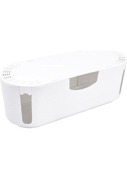 Kablo Düzenleyici, Priz Koruyucu, Çoklu Priz Koruyucu Kutu Organizer (Beyaz)