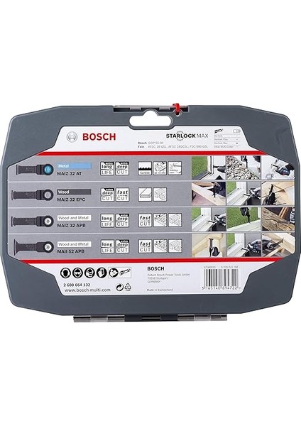 Professional Accessories Professional 4 Parçalı Daldırma Testere Bıçağı Starlock Best Of Heavy Duty Set (Ahşap ve Sertleştirilmemiş Metal, Çok Amaçlı Alet Için) modelleri