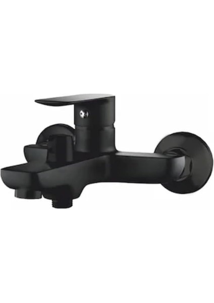 Modern Banyo Bataryası, 5 Yıl Garantili, Duvara Montaj (Mob Siyah)