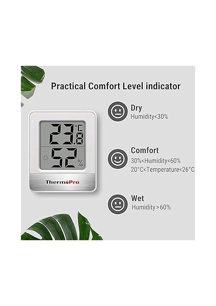 TP49-3 Dijital Oda Termometresi Kapalı Higrometre Mini Sıcaklık Monitörü Ev Ofis Hava Konforu Termo Higrometre Için Nem Ölçer fırsatları