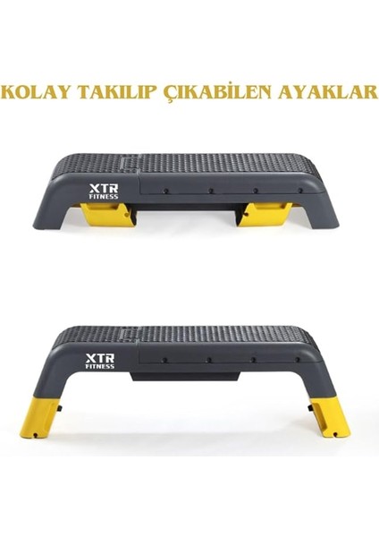 Fitness Profesyonel Ayarlanabilir Bench Sehpası ve Step Aerobik Tahtası 3 Kademeli modelleri