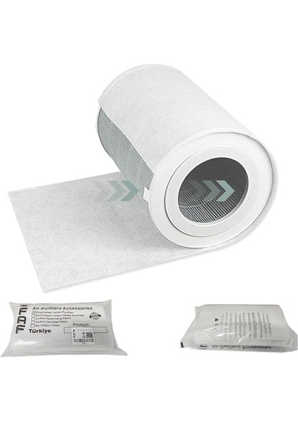 Fresh Air Filter 10/pcs Electrostatic Dust Trap Pre-Filter For Philips Purifier Serileri Ile Uyumlu Hava Temizleyici Filtre Üstü Elektrostatik Toz Tutucu Koruyucu (AC1711- AC1715)