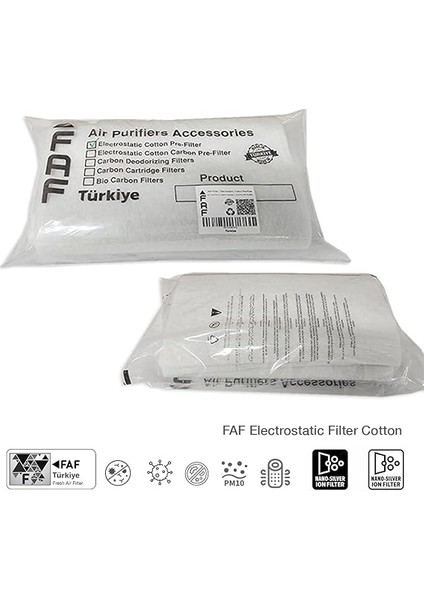 Fresh Air Filter 10/pcs Electrostatic Dust Trap Pre-Filter For Philips Purifier Serileri Ile Uyumlu Hava Temizleyici Filtre Üstü Elektrostatik Toz Tutucu Koruyucu (AC1711- AC1715) fırsatları