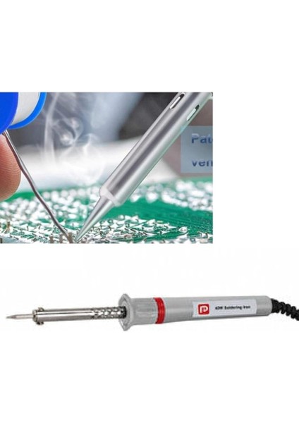 30W Kalem Havya Seti Lehim Makinası Pompa Pasta Zımpara Lehim Standı 6 Parçalı Set indirimleri