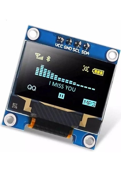 Arduino 0.96 Inch OLED Tft LCD Ekran Modülü