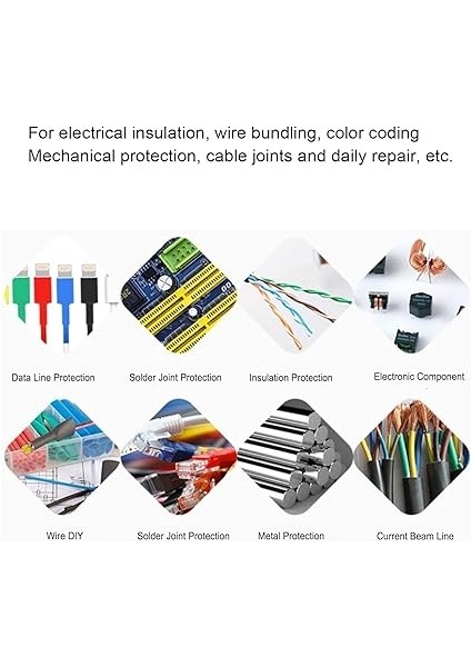 140 Adet Isıyla Daralan Makaron Kiti Isıyla Daralan Makaron Dıy Elektrik Kablosu Çeşitli Boru fırsatları