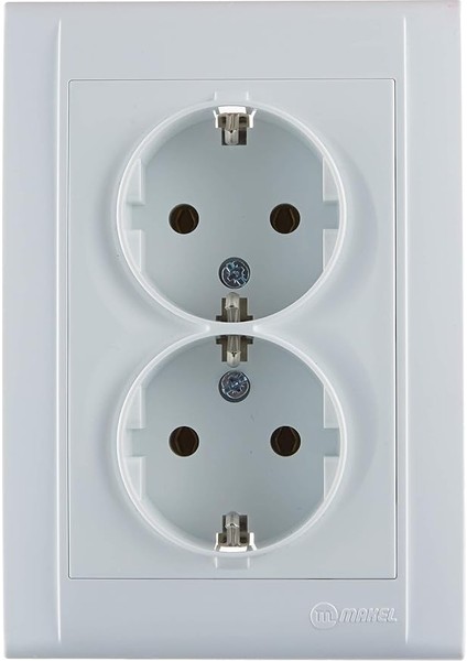 Defne Ikili Toprakli Priz, Beyaz