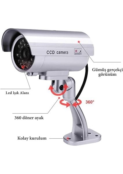 Gerçekçi Iç ve Dış Mekan Için Sahte Güvenlik Kamerası modelleri