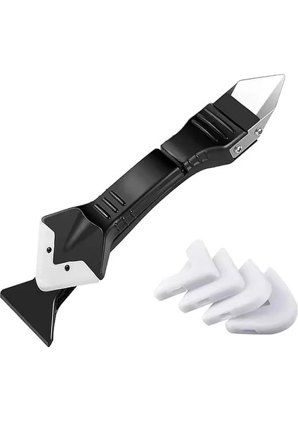 3'ü 1 Arada Fayans Derz Temizleyici, Silikon Kazıyıcı ve Uygulama Aparatı – Pratik Derz Temizleme ve Silikon Yenileme Aracı