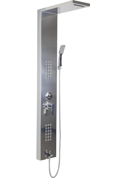 Banyo Duş Paneli Naiagara Krom