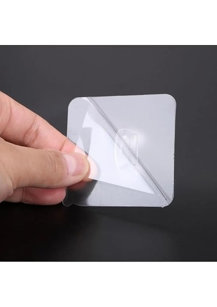 Kendinde Yapışkanlı Şeffaf Kablo Tutucu Diş Fırçası Askısı 5 Adet indirimleri